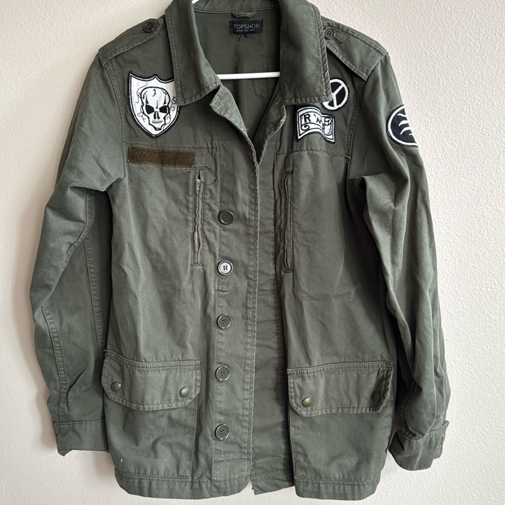 Top shop 100% cotton, cool jacket